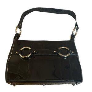 Beijo patent leather black bag